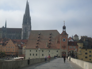 Malerisches mittelalterliches Regensburg